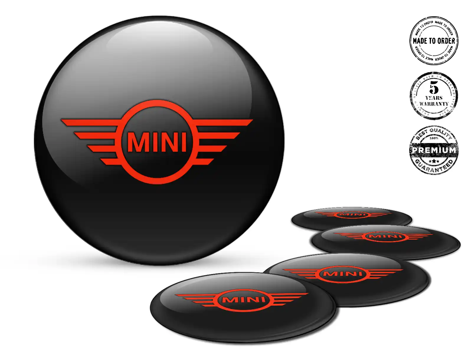 Mini Cooper Édition Décalques Roues Autocollants Résine Personnalisés
